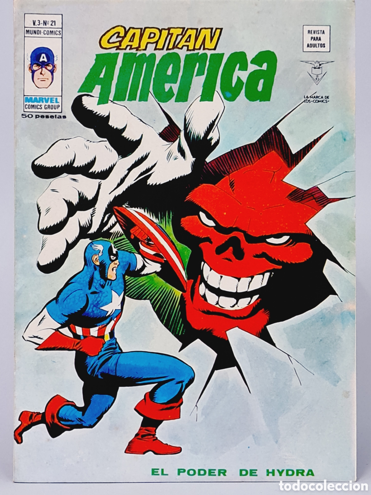 C&oacute;mics: C&Oacute;MIC EXCELENTE CAPIT&Aacute;N AM&Eacute;RICA 21 EL PODER DE HYDRA VERTICE MARVEL VOL3 VOL.3 VOLUMEN - Foto 1