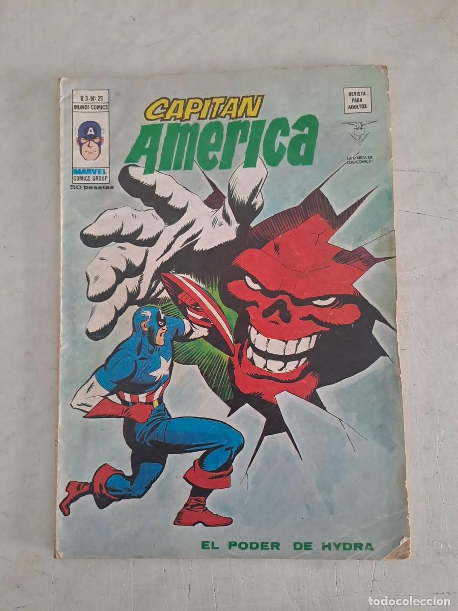 C&oacute;mics: Capit&aacute;n America v-3 21, V&eacute;rtice en buen estado - Foto 1