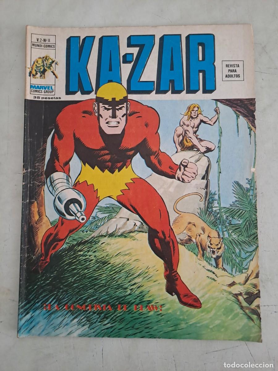 C&oacute;mics: Ka-zar V-2 8, V&eacute;rtice en buen estado - Foto 1
