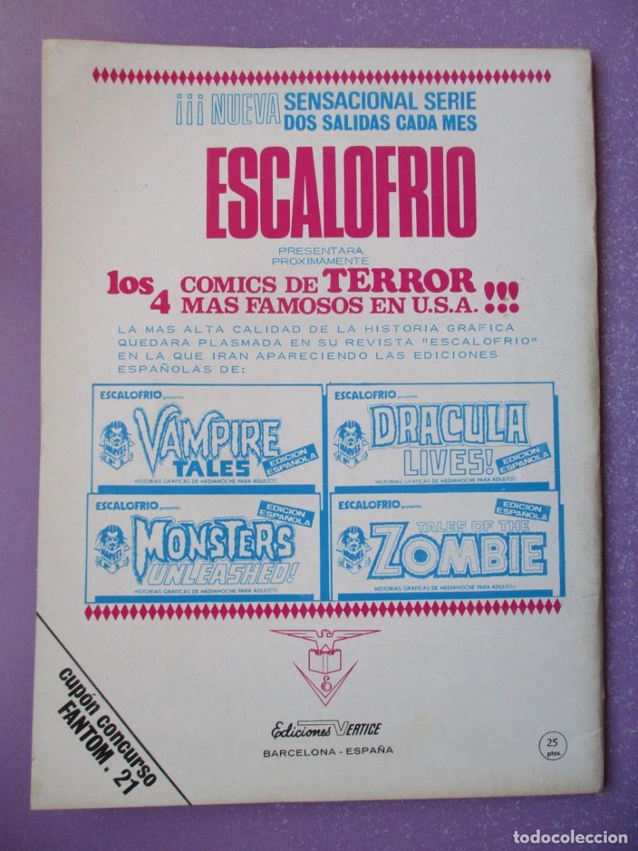 C&oacute;mics: FANTOM 21 VERTICE VOLUMEN 1 &iexcl;&iexcl;&iexcl;&iexcl; EXCELENTE ESTADO !!!! - Foto 2