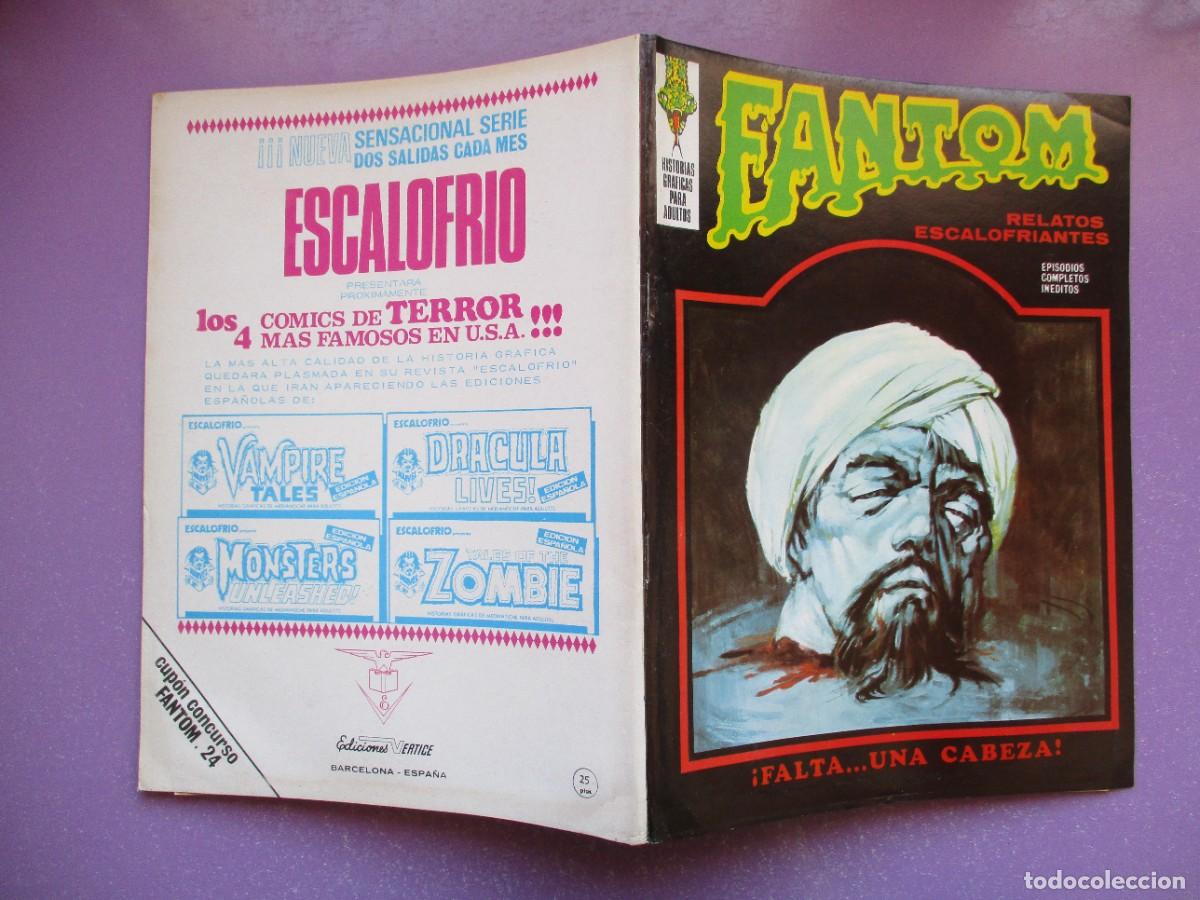 C&oacute;mics: FANTOM 24 VERTICE VOLUMEN 1 &iexcl;&iexcl;&iexcl;&iexcl; EXCELENTE ESTADO !!!! - Foto 3