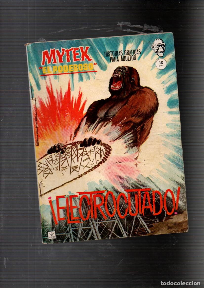 C&oacute;mics: MYTEK, EL PODEROSO&rdquo;, N&ordm; 8. &iexcl; ELECTROCUTADO !. GRAPA. EDICIONES VERTICE, 1965. - Foto 1