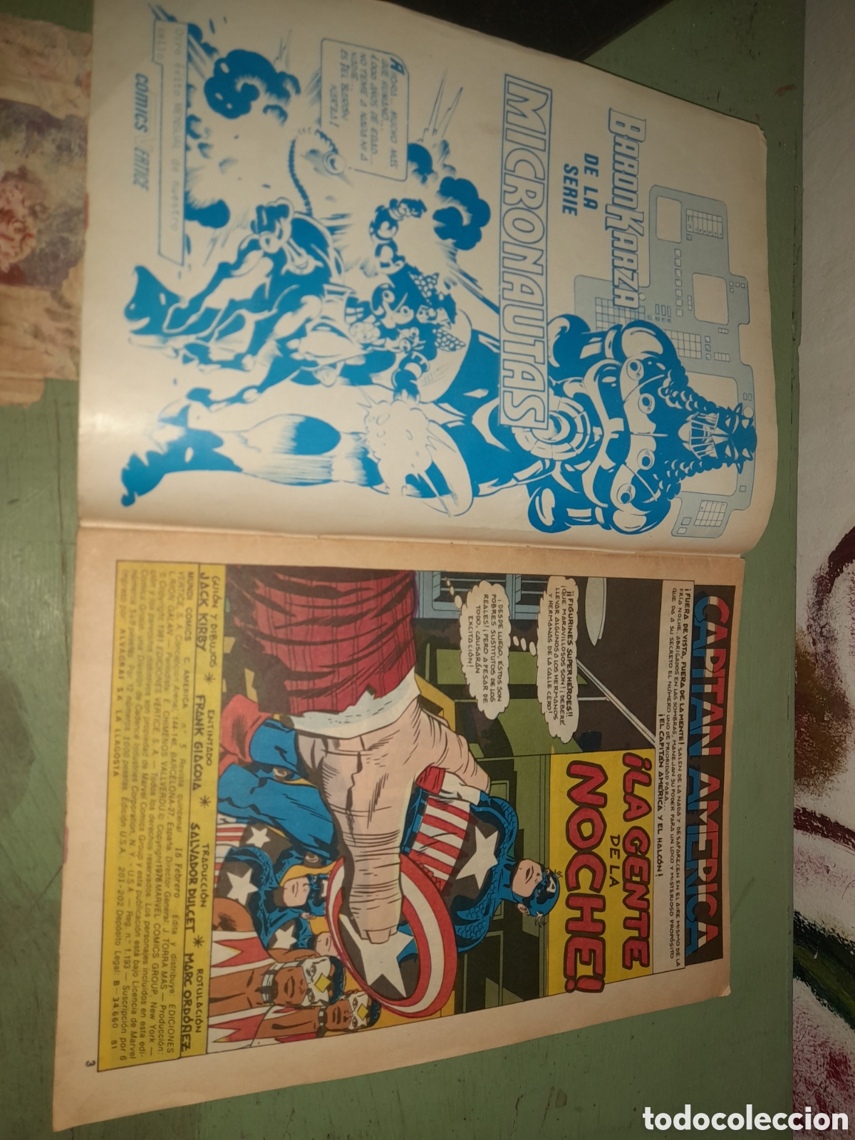 C&oacute;mics: C&oacute;mic Capit&aacute;n Am&eacute;rica n&uacute;mero 5 a&ntilde;o 1981 - Foto 4