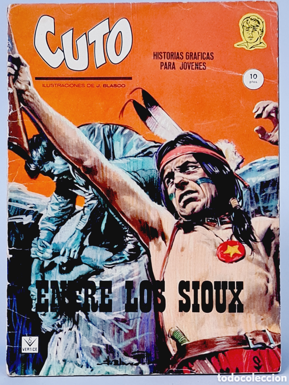 C&oacute;mics: C&Oacute;MIC CUTO 2 ENTRE LOS SIOUX VERTICE TACO GRAPA BUEN ESTADO - Foto 1