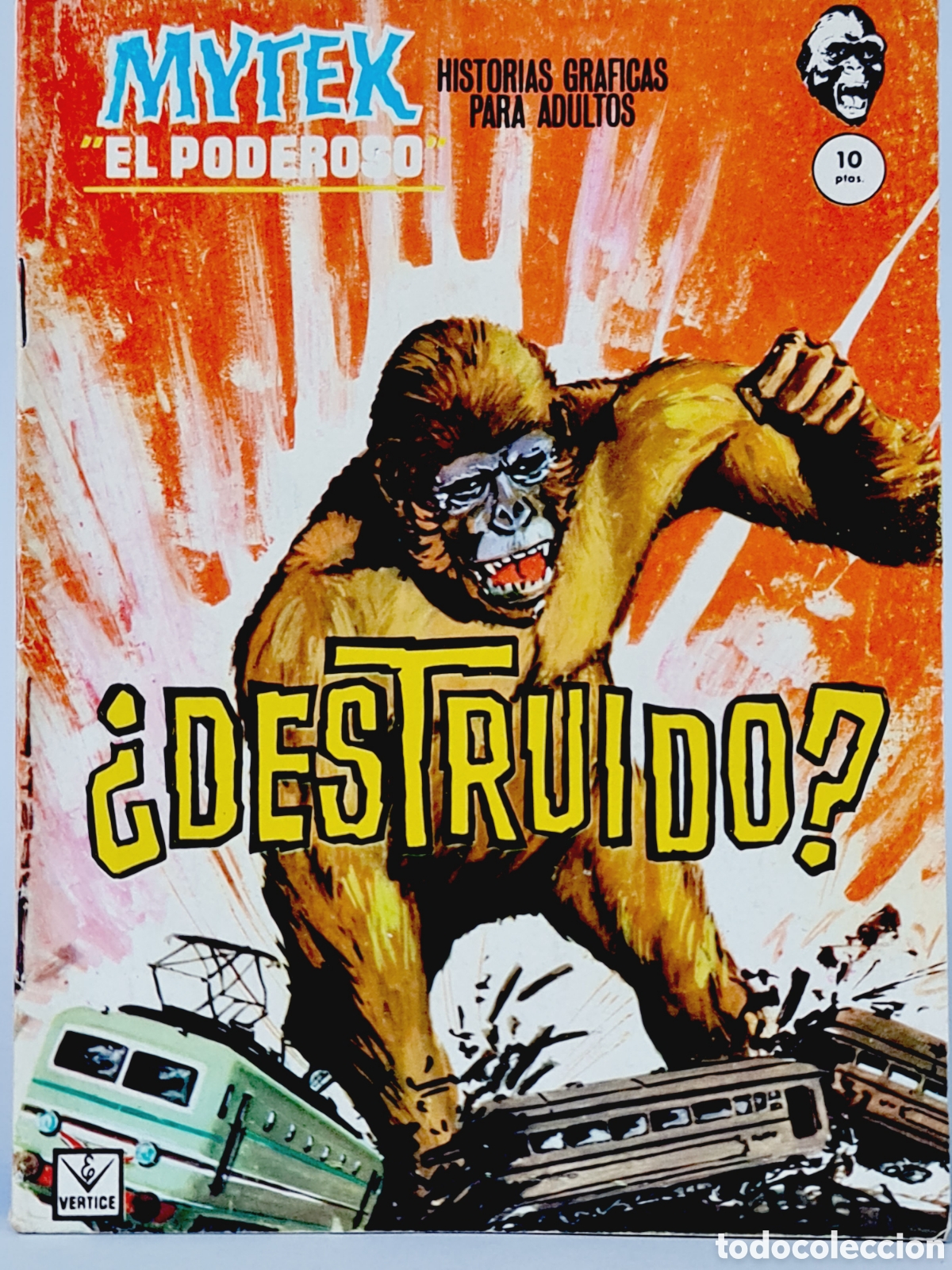 C&oacute;mics: C&Oacute;MIC CASI EXCELENTE MYTEK 10 DESTRUIDO VERTICE TACO - Foto 1