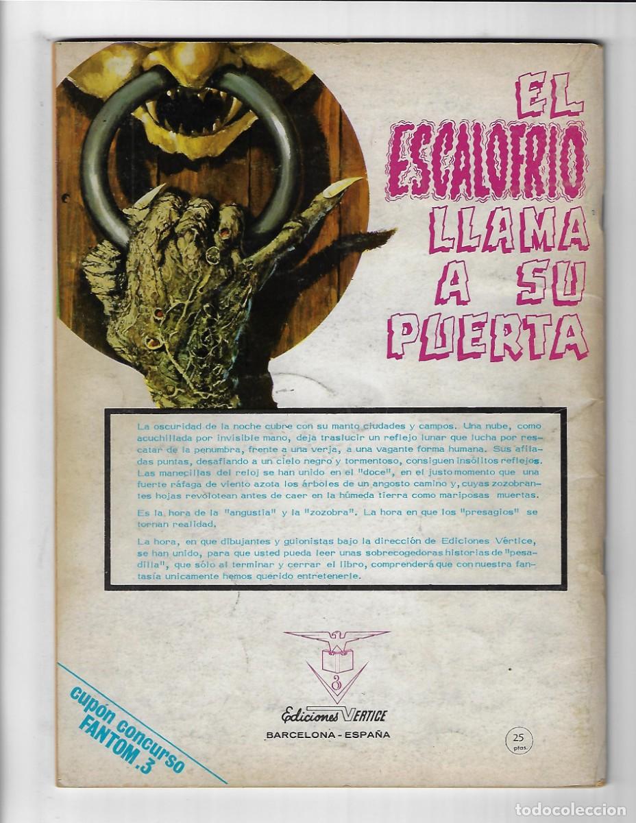 C&oacute;mics: V&eacute;rtice. Fantom. 3. Relatos excalofriantes. - Foto 2