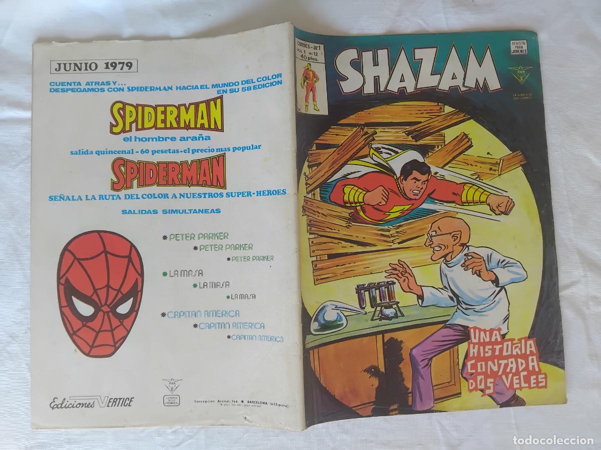 Comics: SHAZAM V,1 Nº 12.. UNA HISTORIA CONTADFA DOS VECES. EDICIONES VERTICE. EN BUEN ESTADO