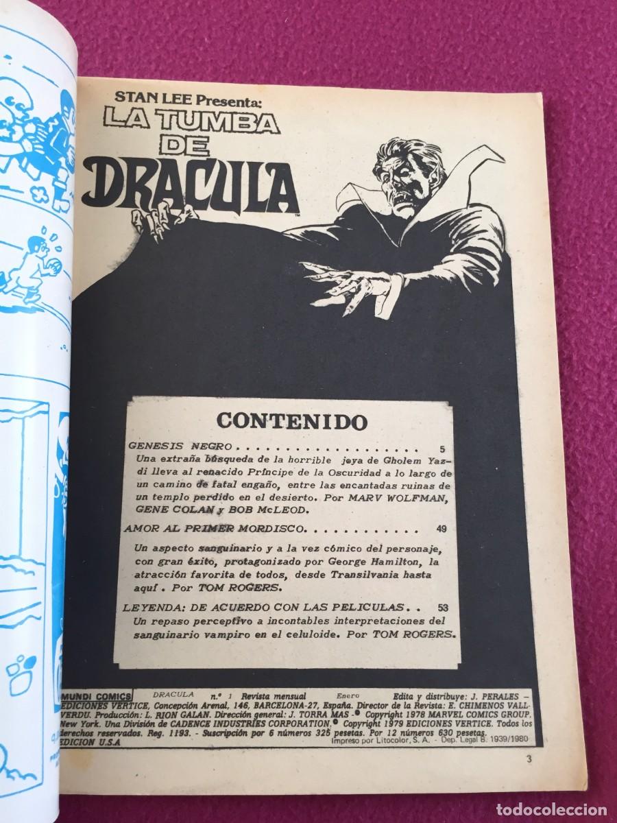 C&oacute;mics: V&Eacute;RTICE VOL. 1 ESCALOFR&Iacute;O LA TUMBA DE DRACULA NUMERO N&ordm; 1 - Foto 5