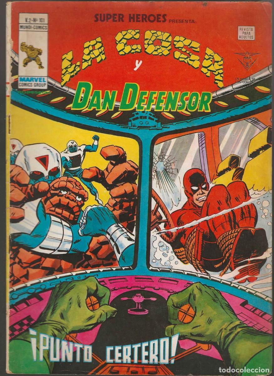 C&oacute;mics: SUPER HEROES -- V.2 N&ordm; 101 LA COSA Y DAN DEFENSOR - Foto 1