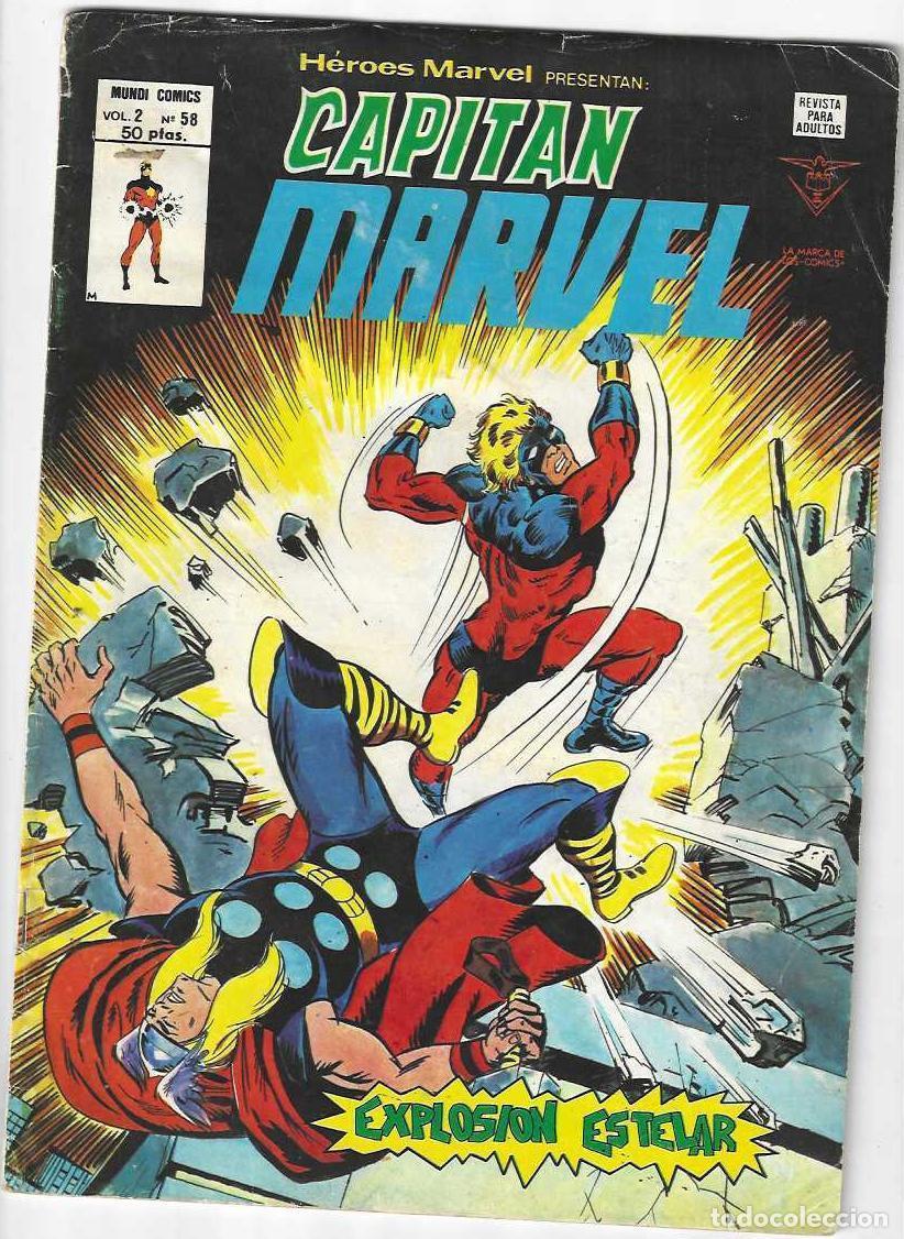 C&oacute;mics: HEROES MARVEL CAPITAN MARVEL N&ordm; 58 VOL. 2 - EXPLOSION ESTELAR - VERTICE - Foto 1