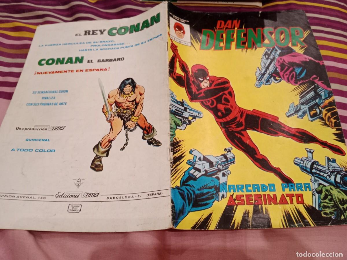 C&oacute;mics: DAN DEFENSOR N&ordm; 8-82 MARCADO PARA ASESINATO - EDICIONES VERTICE MUNDICOMICS 1982 - Foto 1