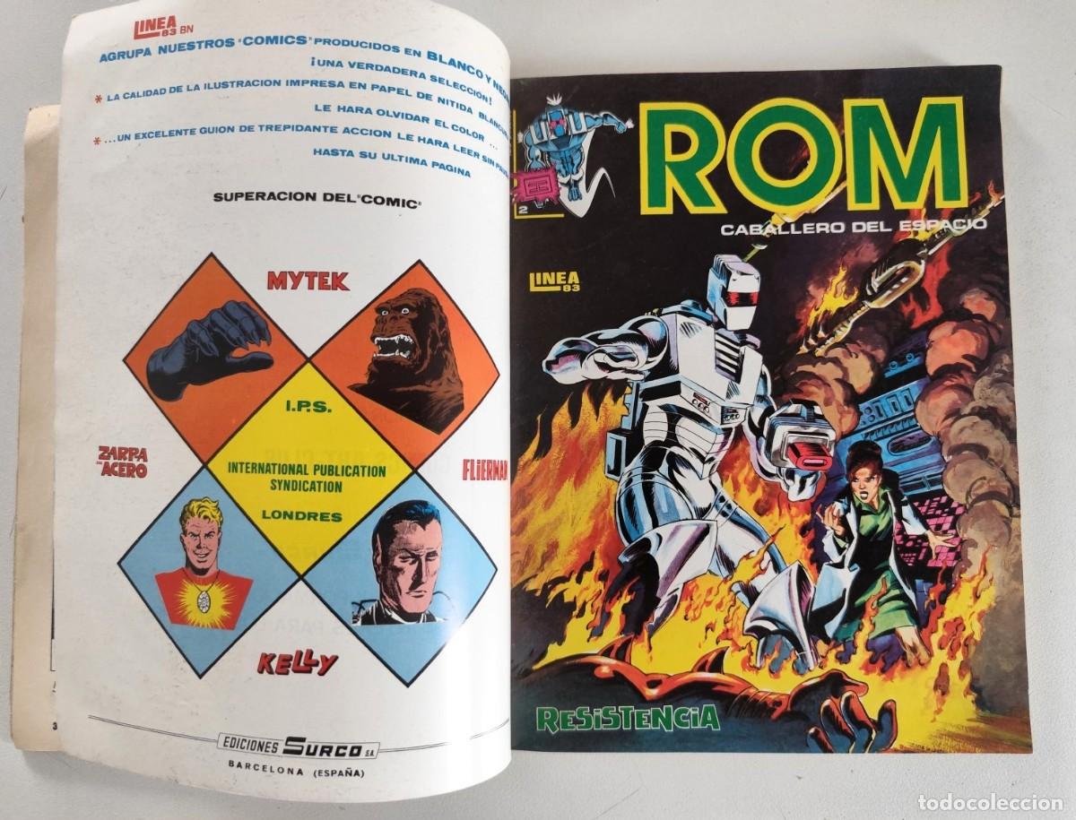 C&oacute;mics: ROM RETAPADO - N&ordm;s 1, 2, 3, 4, 5 ~ MARVEL/SURCO (1983) - Foto 4