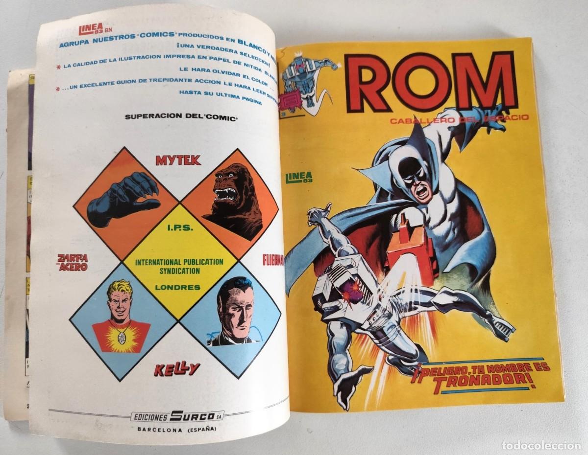 C&oacute;mics: ROM RETAPADO - N&ordm;s 1, 2, 3, 4, 5 ~ MARVEL/SURCO (1983) - Foto 5