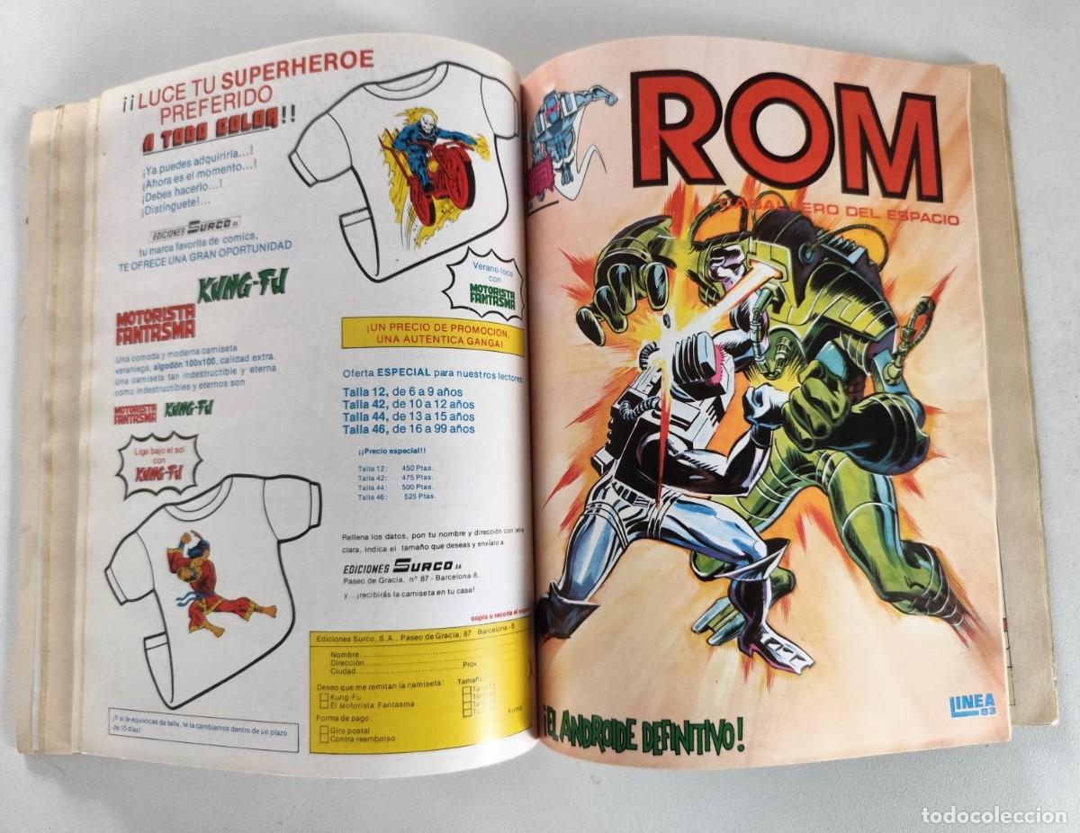 C&oacute;mics: ROM RETAPADO - N&ordm;s 1, 2, 3, 4, 5 ~ MARVEL/SURCO (1983) - Foto 6