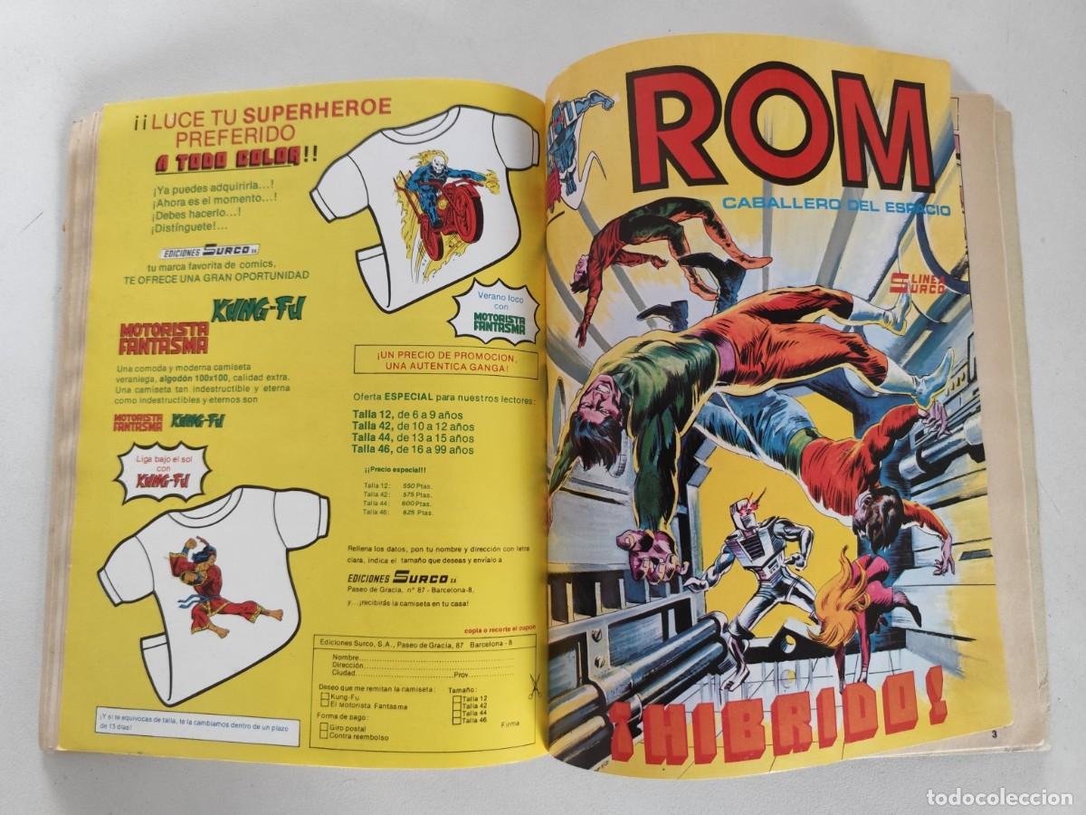 C&oacute;mics: ROM RETAPADO - N&ordm;s 1, 2, 3, 4, 5 ~ MARVEL/SURCO (1983) - Foto 7