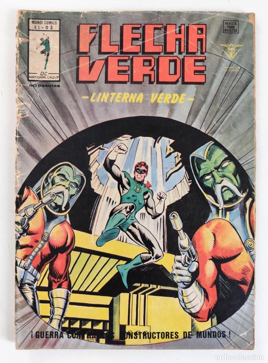C&oacute;mics: FLECHA VERDE / LINTERNA VERDE V.1 N&ordm; 3 (Mike Grell)~ DC/V&Eacute;RTICE (1978) - Foto 1
