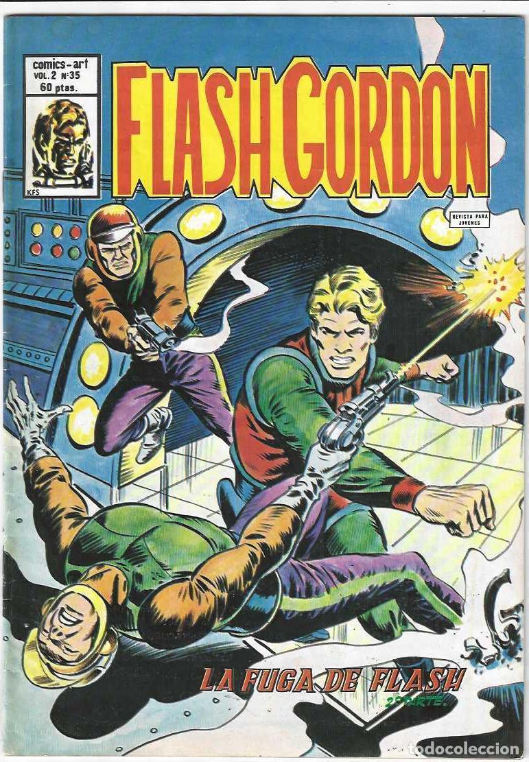 C&oacute;mics: FLASH GORDON N&ordm; 35 VOLUMEN 2 - LA FUGA DE FLASH - VERTICE - Foto 1