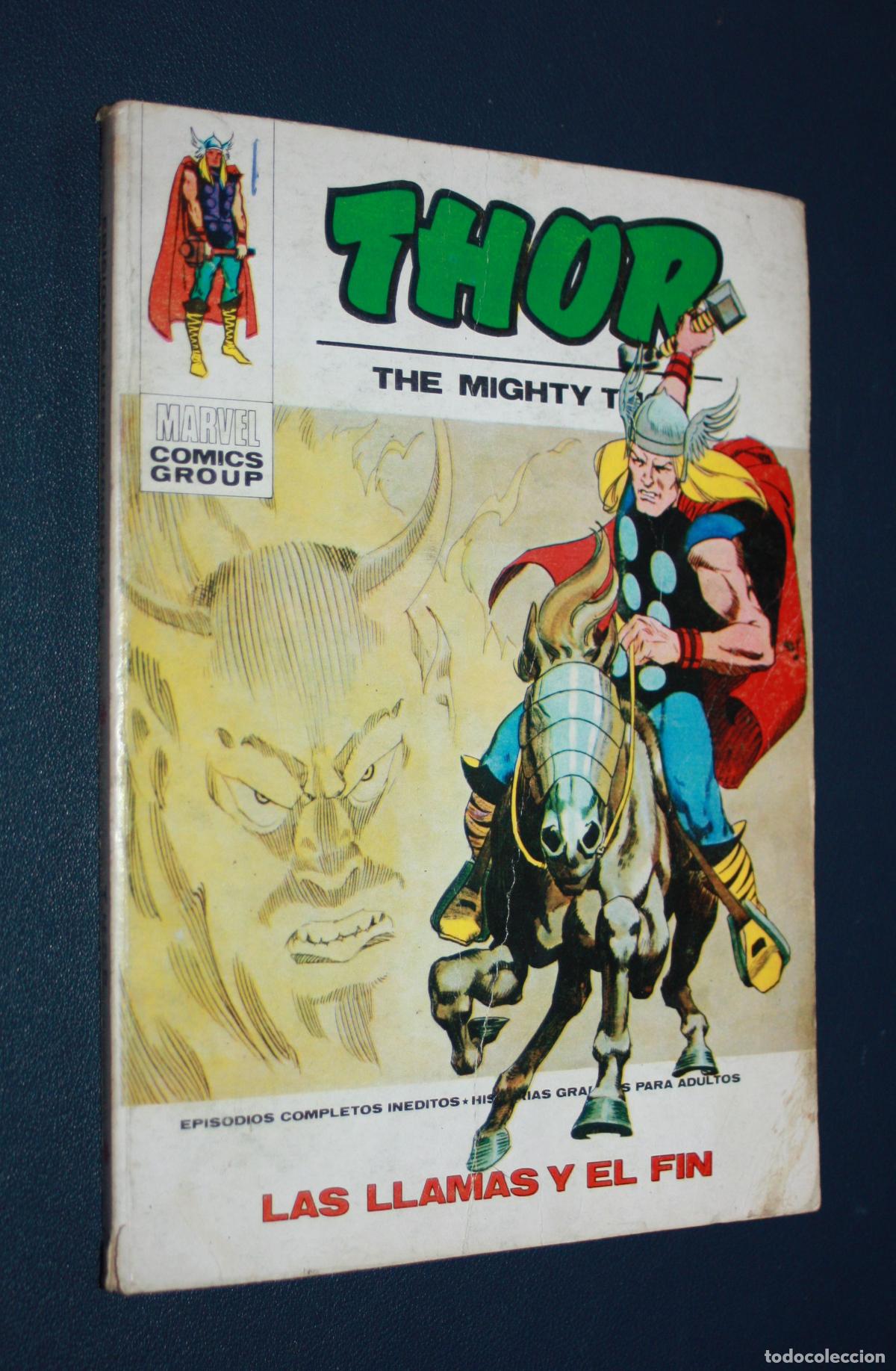 C&oacute;mics: THOR (THE MIGHTY THOR), n&ordm; 34 : LAS LLAMAS Y EL FIN. (vertice taco) - Foto 1