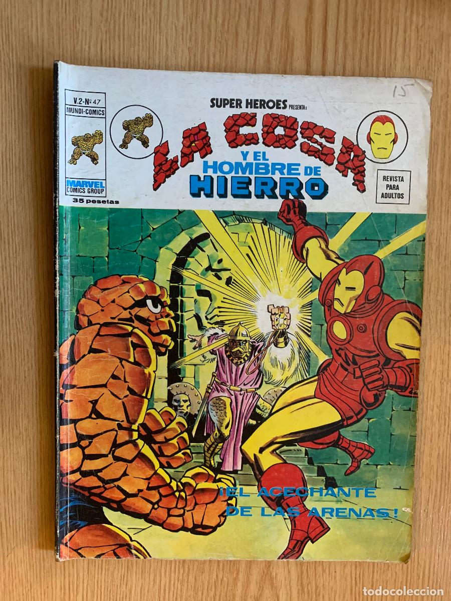 C&oacute;mics: Super H&eacute;roes Presenta La Cosa y el Hombre de Hierro n&ordm; 47 - Foto 1