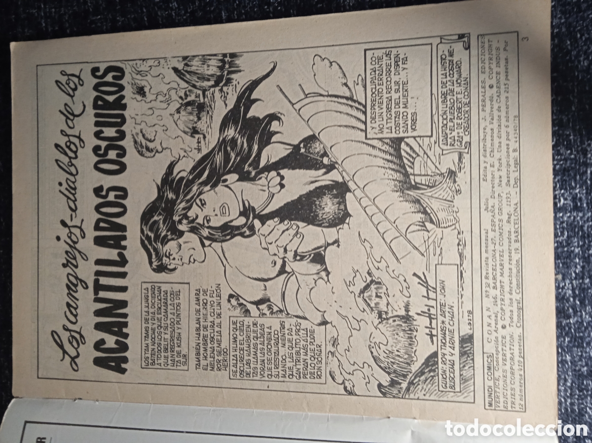 C&oacute;mics: CONAN VOLUMEN 2 N&ordm; 32 ( VERTICE ) - Foto 2