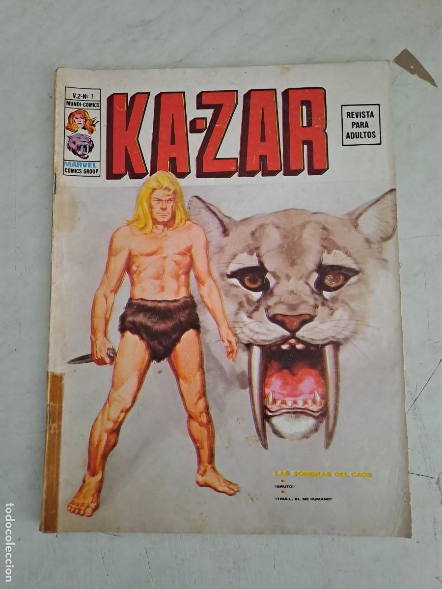 C&oacute;mics: Ka-zar 1 v-2 V&eacute;rtice, en buen estado - Foto 1