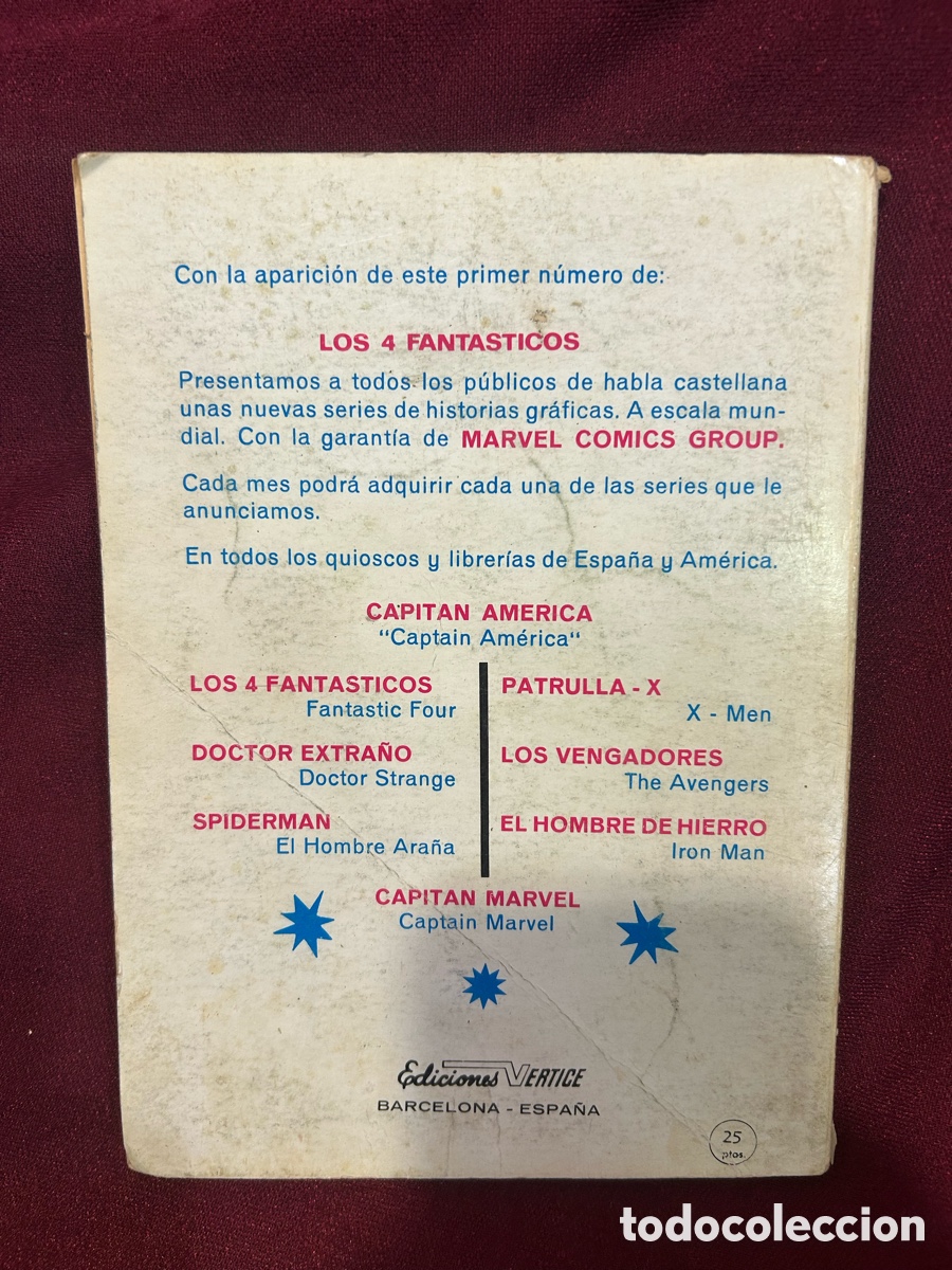C&oacute;mics: V&eacute;rtice 4 Fant&aacute;sticos n.1 V.1 - Foto 2