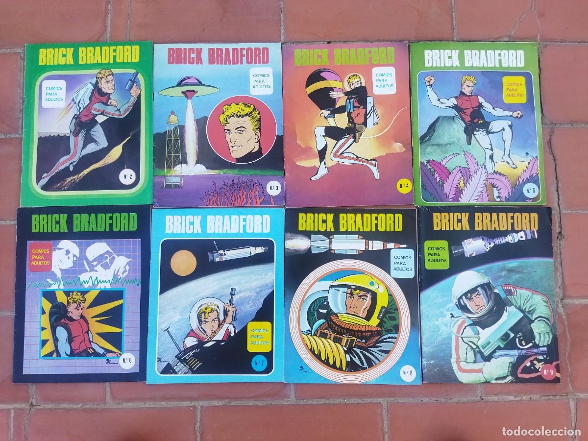 C&oacute;mics: lote de 8 comics BRICK BRADFORD ediciones maisal en buen estado - Foto 1