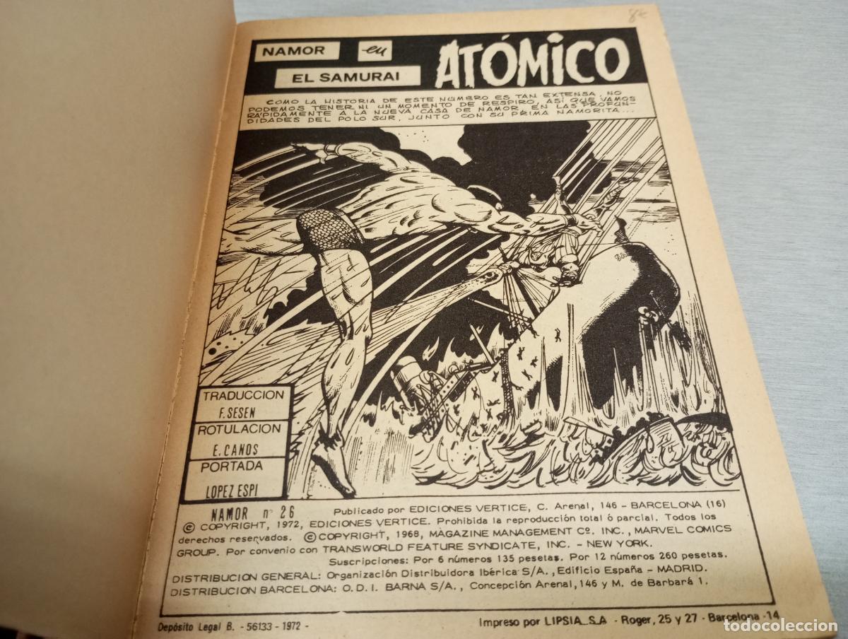 C&oacute;mics: NAMOR N&ordm; 26: EL SAMURAI AT&Oacute;MICO / V&Eacute;RTICE TACO - Foto 4