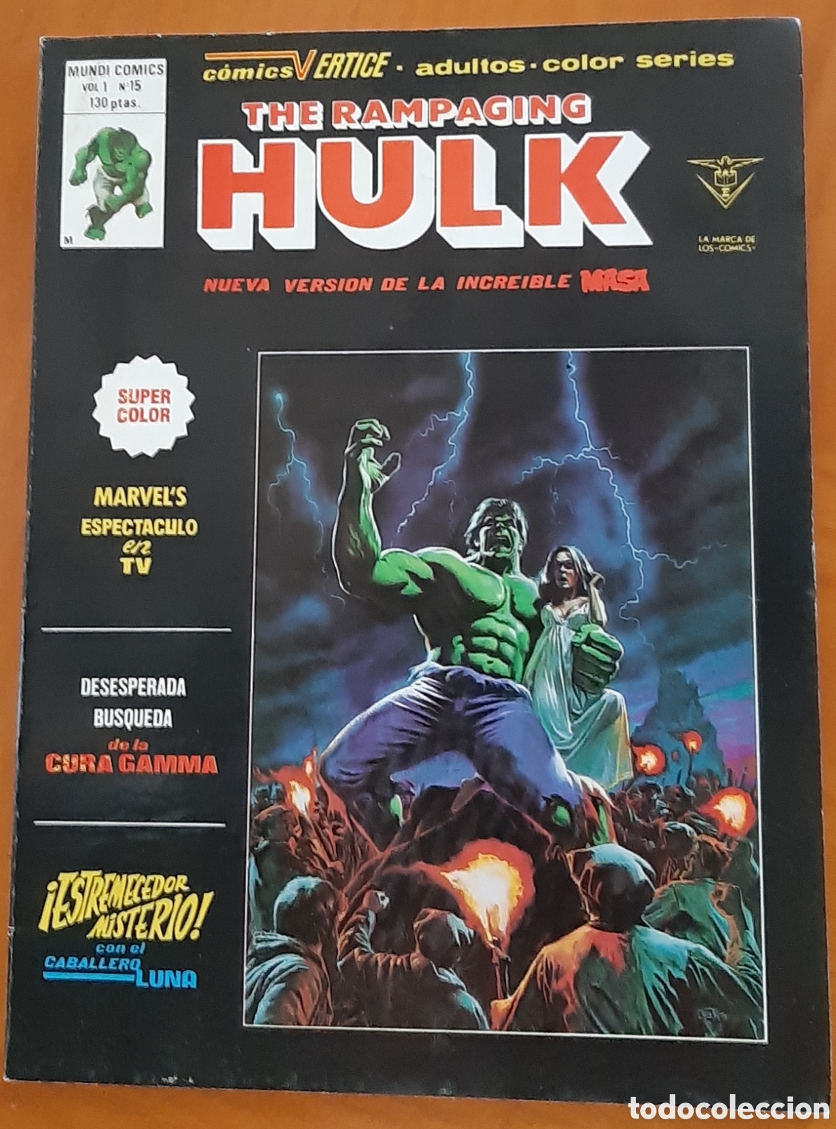 C&oacute;mics: C&oacute;mic Hulk Vertice. A&ntilde;o 1980. N&uacute;mero 15 - Foto 1