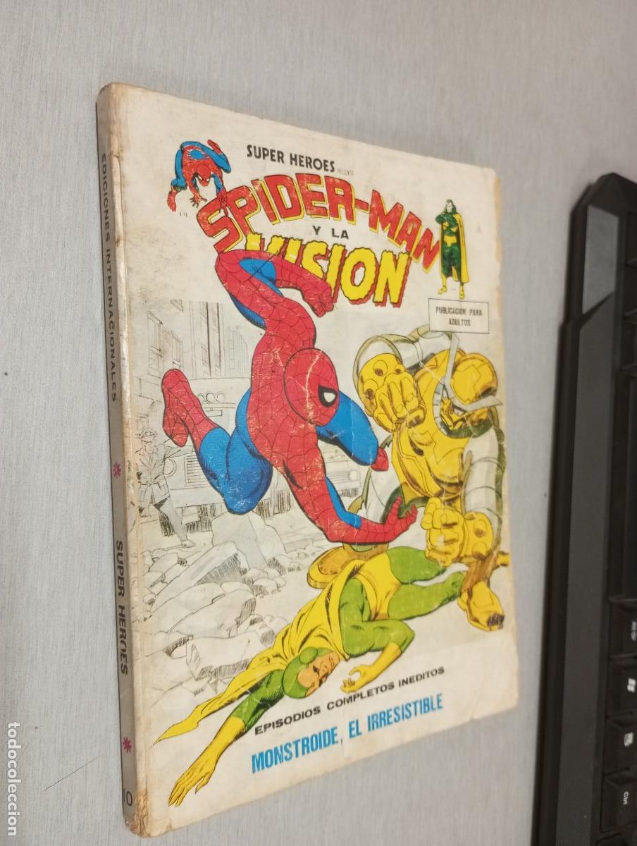 C&oacute;mics: S&Uacute;PER H&Eacute;ROES N&ordm; 10: SPIDER-MAN Y LA VISI&Oacute;N / V&Eacute;RTICE TACO - Foto 1