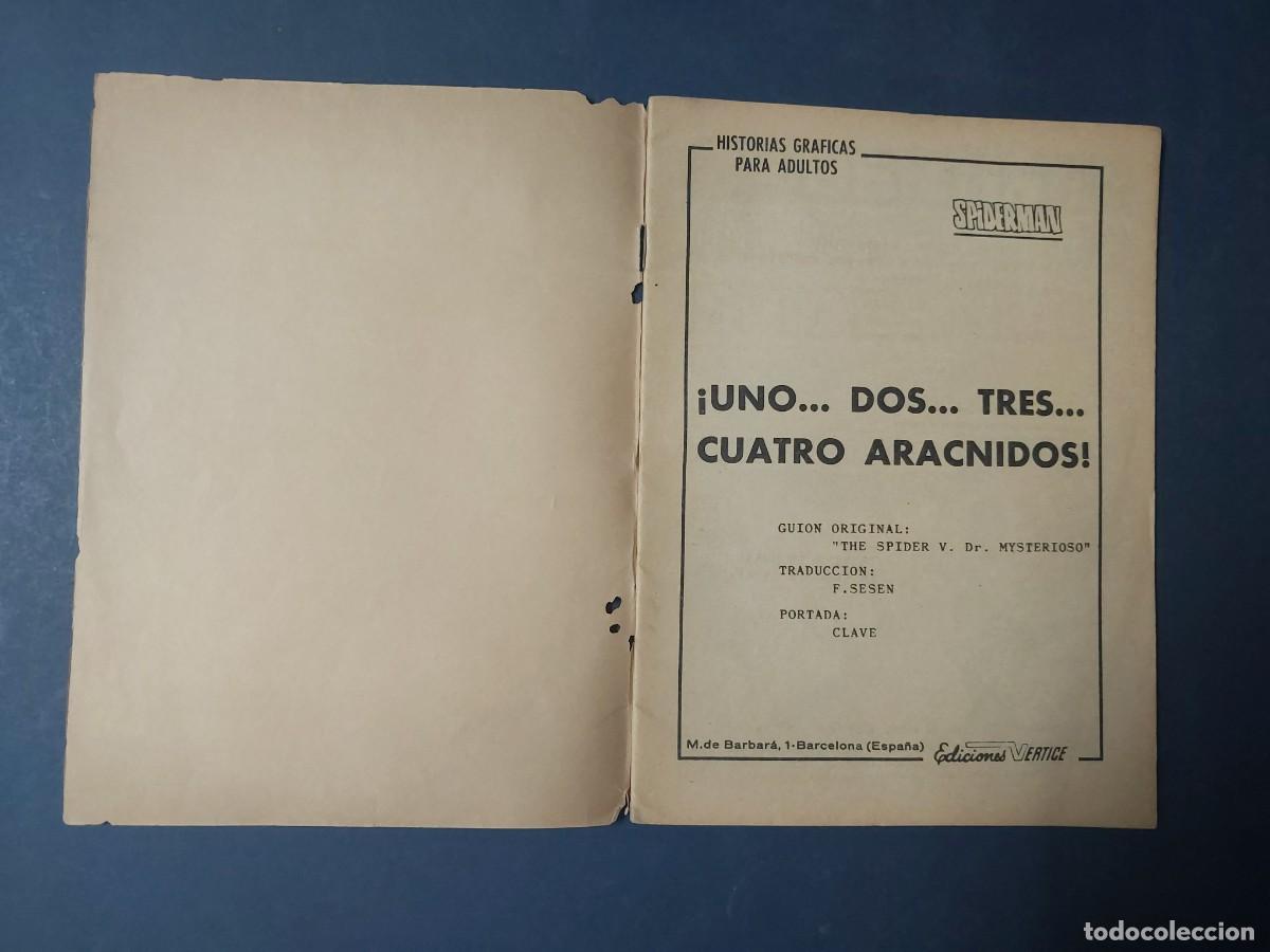 C&oacute;mics: Spiderman N&ordm; 2 Grapa Ediciones Vertice 1967 - Foto 2