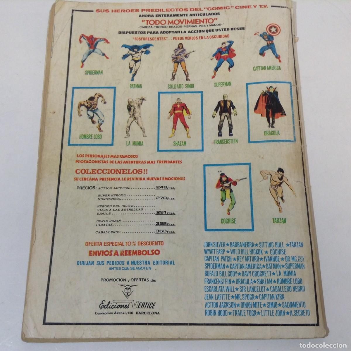 C&oacute;mics: DAN DEFENSOR: LA HUIDA DE TORPEDO - EDICION ESPACIAL 1977 **MARVEL - MUNDI COMICS VERTICE** - Foto 2
