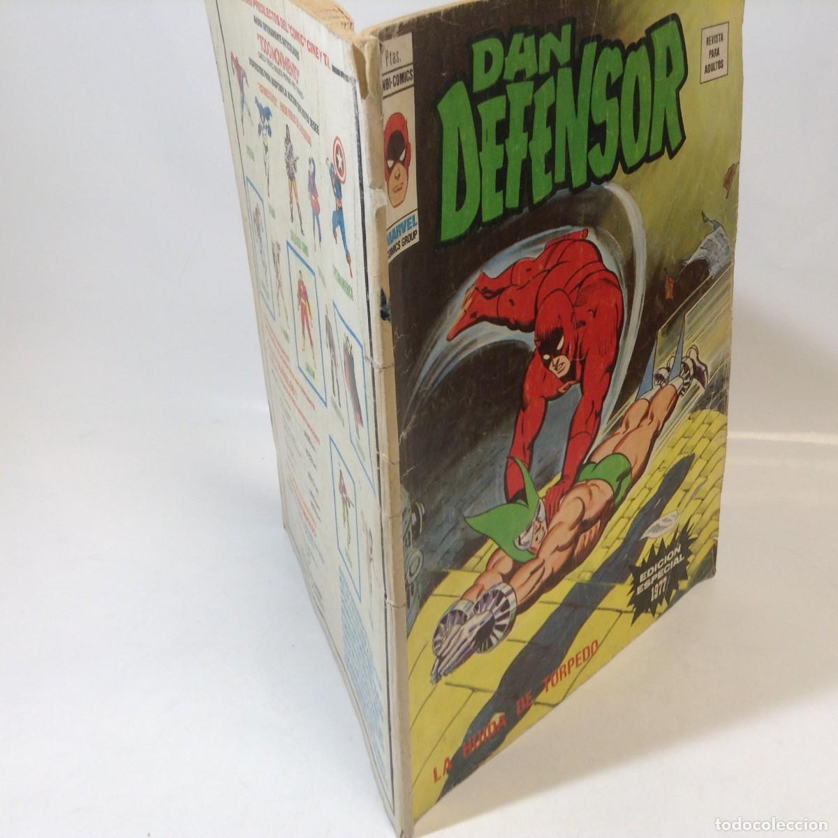 C&oacute;mics: DAN DEFENSOR: LA HUIDA DE TORPEDO - EDICION ESPACIAL 1977 **MARVEL - MUNDI COMICS VERTICE** - Foto 4