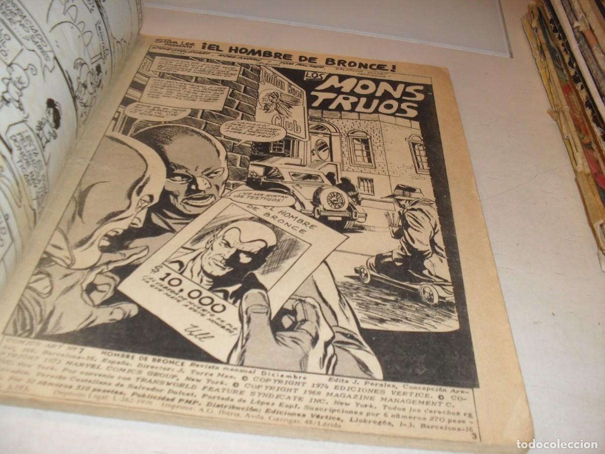 C&oacute;mics: EL HOMBRE DE BRONCE N&ordm; 7 LOS MONSTRUOS&iexcl;&iexcl;,(DE 9).VERTICE,1976 - Foto 2
