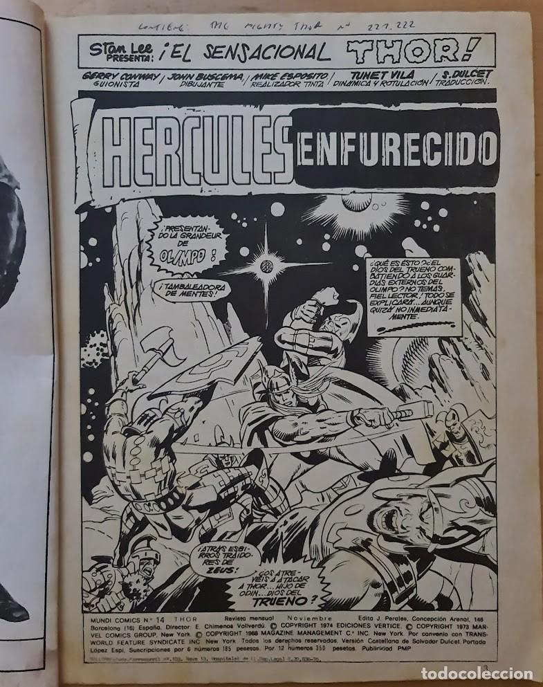 C&oacute;mics: THOR VOL 2, 14. HERCULES ENFURECIDO. VERTICE - Foto 2