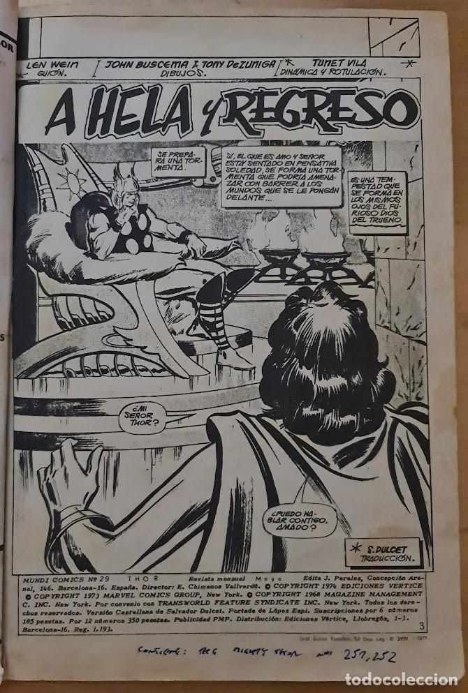 C&oacute;mics: THOR VOL 2, 29. A HELA Y REGRESO. VERTICE - Foto 2