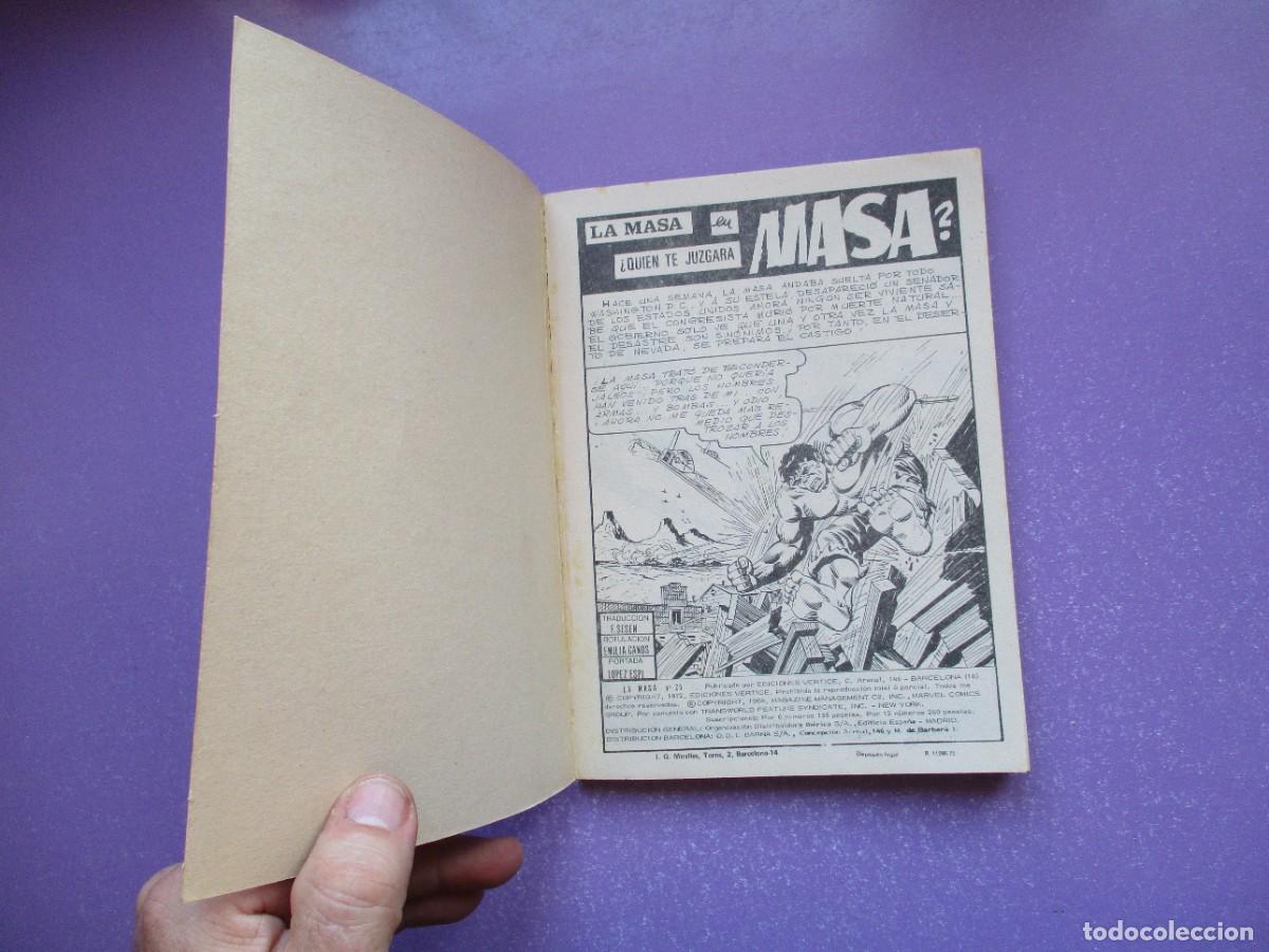C&oacute;mics: LA MASA 25 VERTICE VOLUMEN 1 &iexcl;&iexcl;&iexcl;&iexcl; EXCELENTE ESTADO !!!! - Foto 5