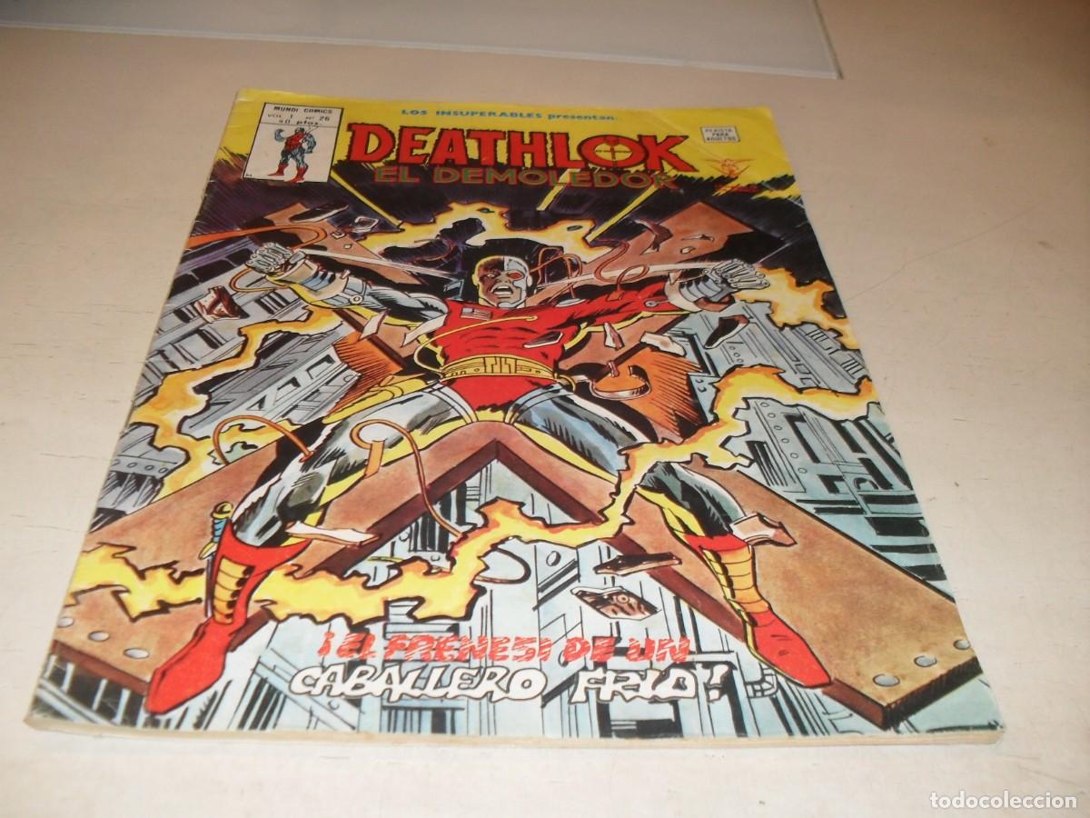 C&oacute;mics: LOS INSUPERABLES N&ordm; 26 DEATHLOCK,EL DEMOLEDOR,(DE 36),VERTICE,1978 - Foto 1