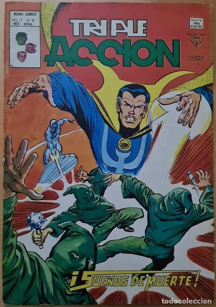 C&oacute;mics: TRIPLE ACCION VOL 1, 4. SUE&Ntilde;OS MUERTE. VERTICE - Foto 1