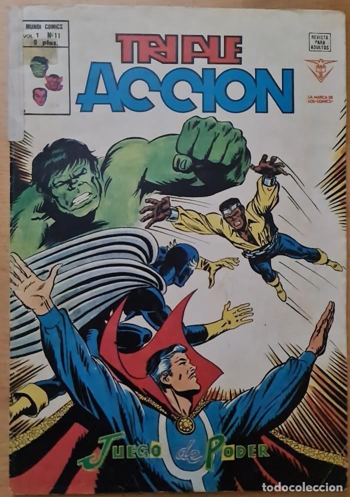 C&oacute;mics: TRIPLE ACCION VOL 1, 11. JUEGO DE PODER. VERTICE - Foto 1
