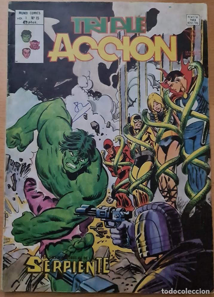 C&oacute;mics: TRIPLE ACCION VOL 1, 15. EN LAS MANDIBULAS DE LA SERPIENTE. VERTICE - Foto 1