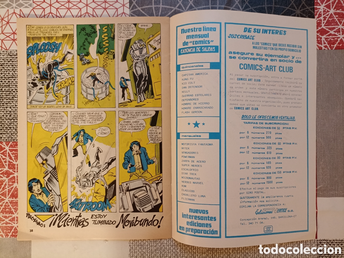 C&oacute;mics: ROM (COLECCI&Oacute;N COMPLETA) N&deg;1, 2, 3, 4 -MundiComics/Vertice- - Foto 15