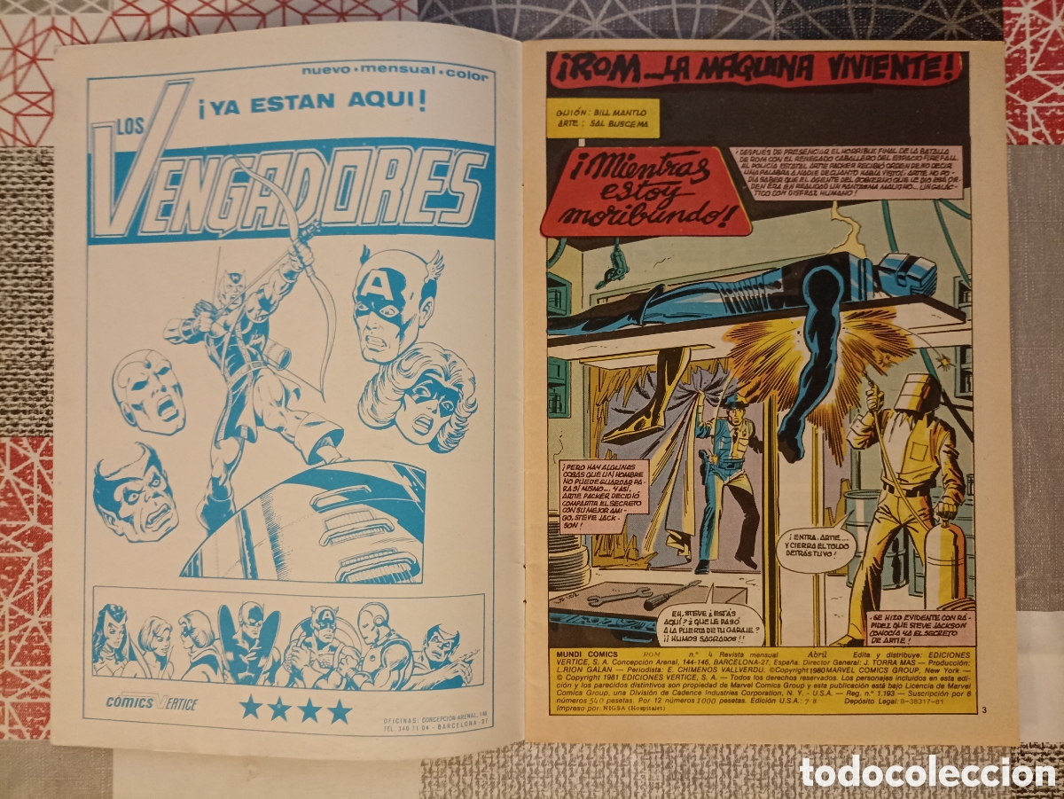 C&oacute;mics: ROM (COLECCI&Oacute;N COMPLETA) N&deg;1, 2, 3, 4 -MundiComics/Vertice- - Foto 18