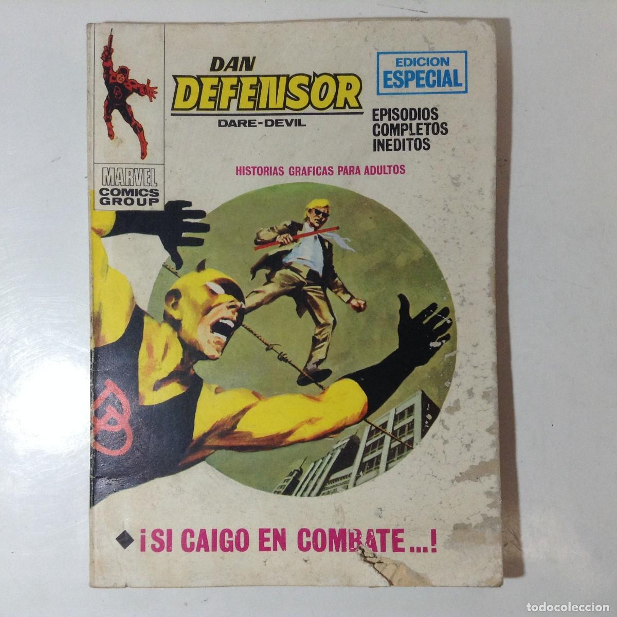 C&oacute;mics: DAN DEFENSOR VERTICE VOL. 1 N&ordm; 20: &iexcl;SI CAIGO EN COMBATE! *** EDICIONES VERTICE V-1*** - Foto 1