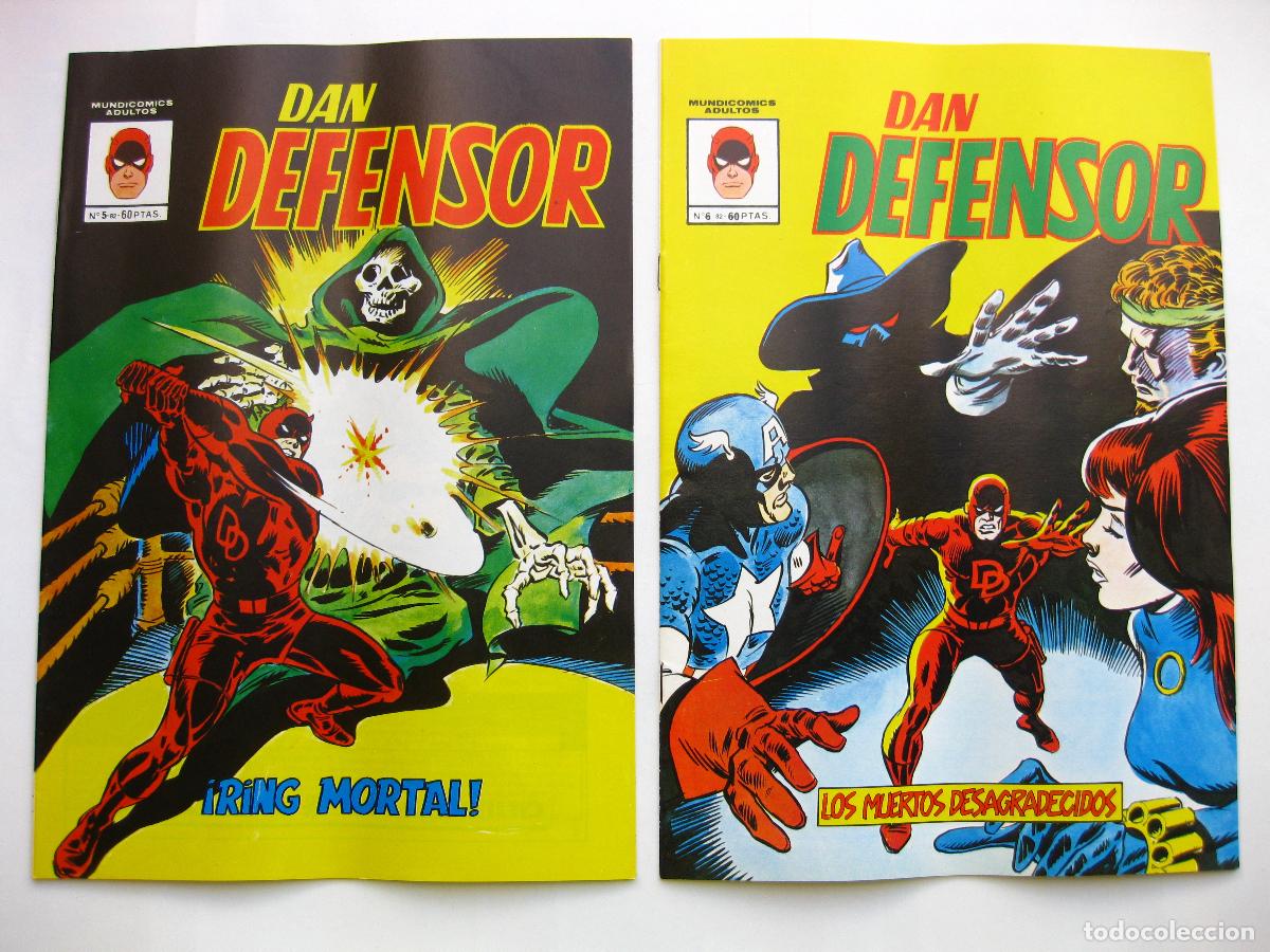 C&oacute;mics: COLECCI&Oacute;N COMPLETA DE COMICS DAN DEFENSOR. EDICIONES VERTICE. 1981. MUNDI COMICS. 1 2 3 4 5 6 7 8 9 - Foto 7