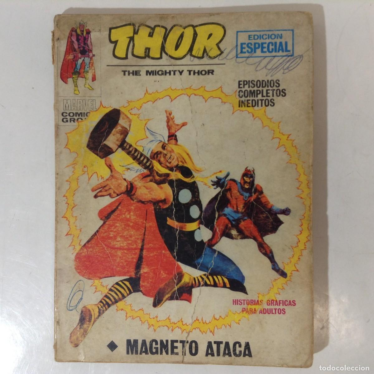C&oacute;mics: THOR VERTICE VOL. 1 N&ordm; 13: MAGNETO ATACA **EDICIONES VERTICE V.1** - Foto 1