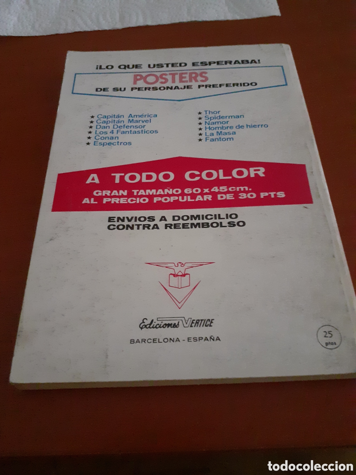 C&oacute;mics: EDICIONES VERTICE METEORO N 5 EL QUE RIE EL ULTIMO - Foto 2