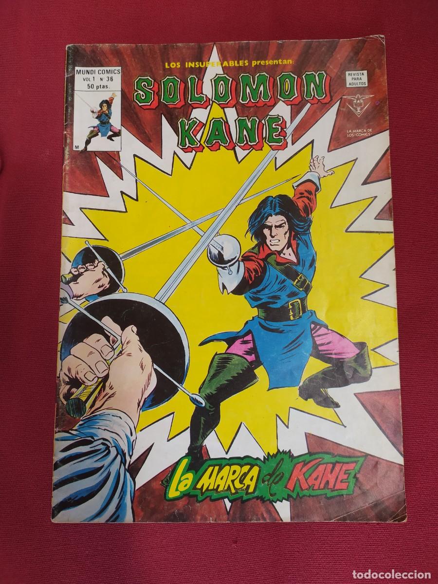 C&oacute;mics: Solomon Kane. Los insuperables presentan. Ediciones v&eacute;rtice n&uacute;mero 36 1980 - Foto 1