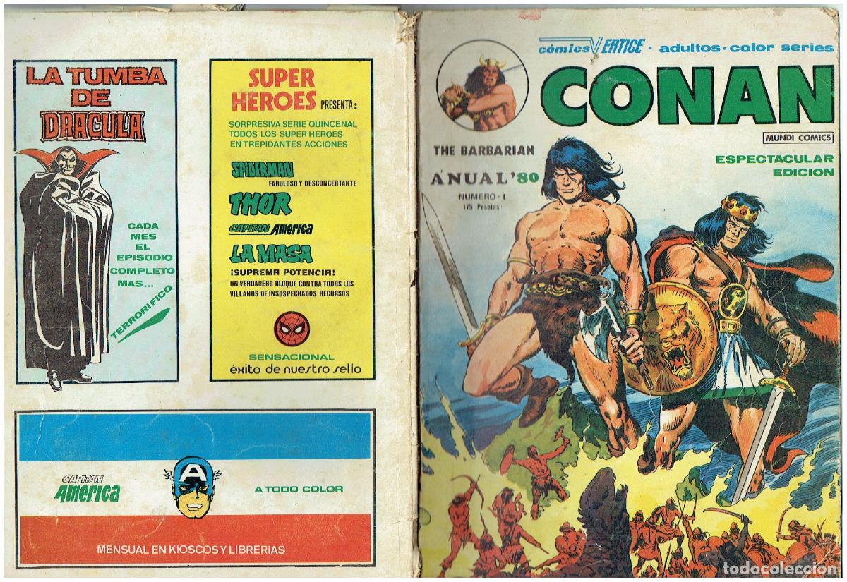 C&oacute;mics: CONAN. ANUAL&acute;80. N&ordm; 1. MUNDI - COMICS. (B/24/BIS.2) - Foto 2