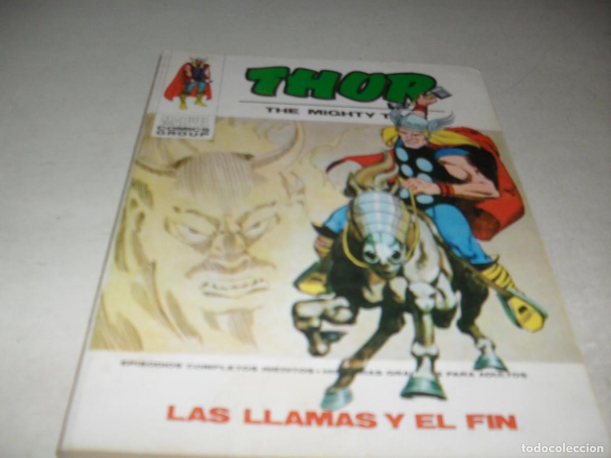 C&oacute;mics: THOR N&ordm; 34 LAS LLAMAS Y EL FIN,CON RELATOS CI FI DE COMPLEMENTO,(DE 42).VERTICE,1970 - Foto 1